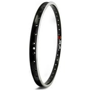 Sun Ringle Rhyno Lite 20 Rim, 36H, Schrader, Machined Sidewall, Black/Silver