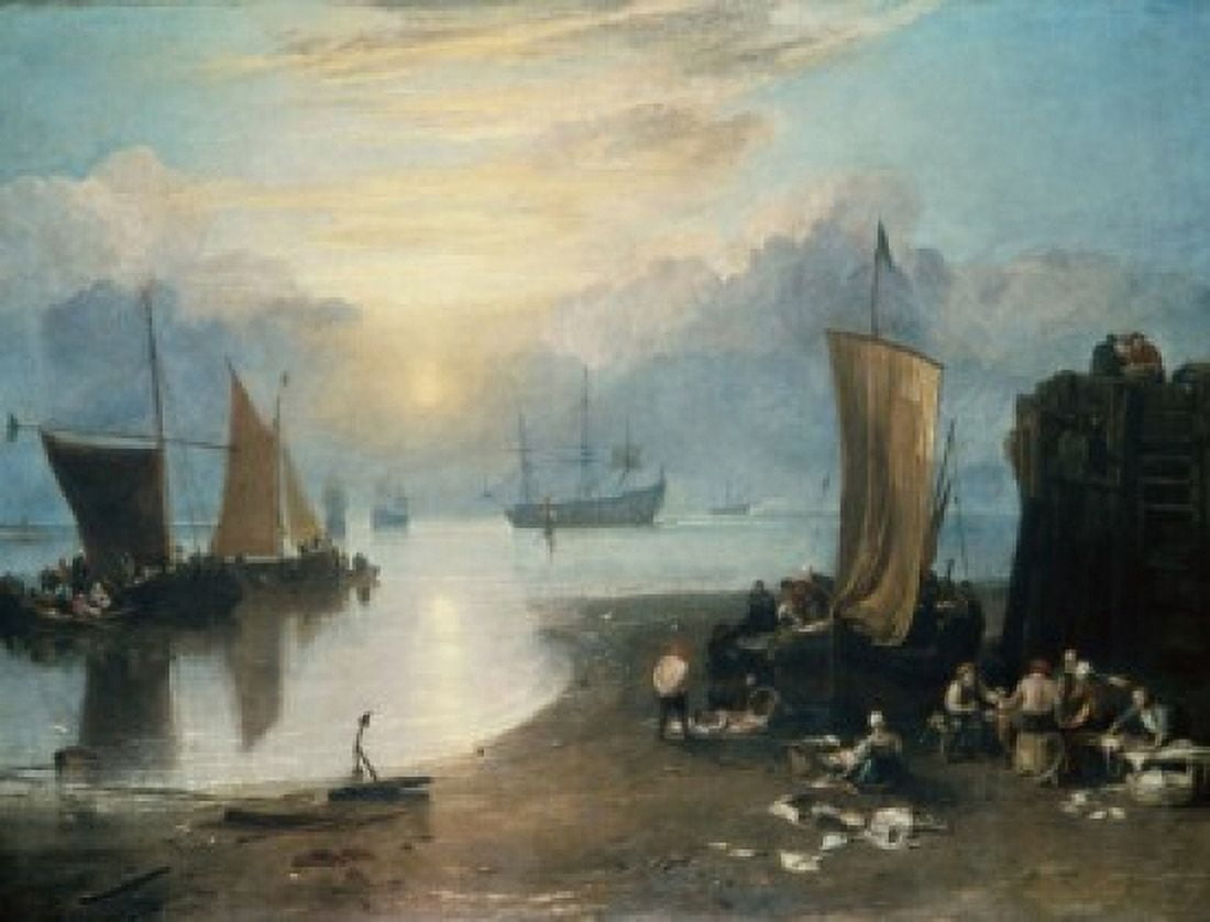 Sun Rising Through Vapor Joseph Mallord William Turner (1775-1851 English) Canvas Art - Joseph Mallord William Turner (18 x 24)