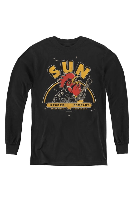 Sun - Rocking Rooster - Youth Long Sleeve Shirt - Large