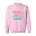 thumbnail image 1 of Sun Salt Sand Summer Beach Palm Trees Vacation Graphic Sweatshirt, for men & women, up to size 5XL, 1 of 3