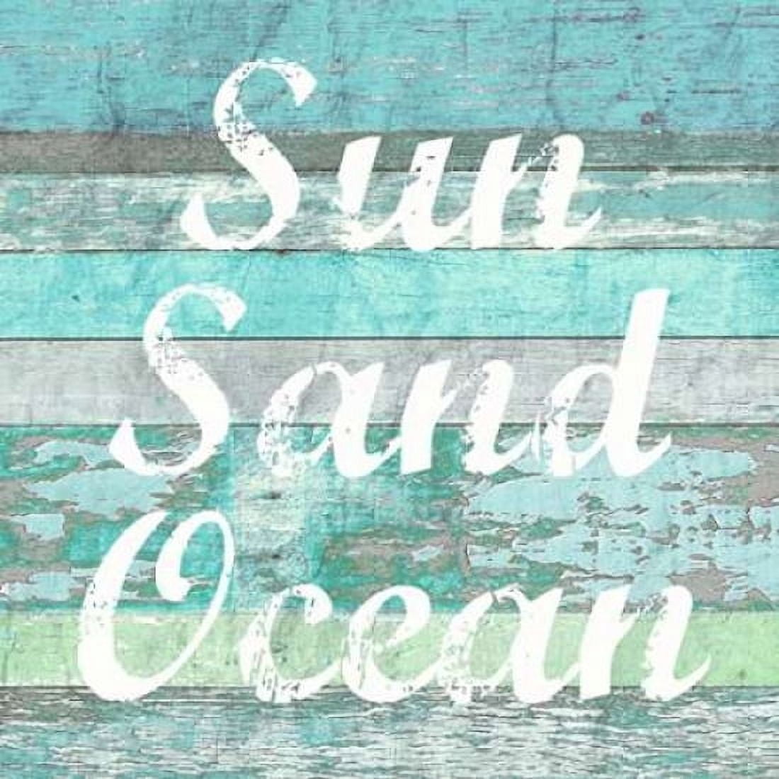 Sun Sand Ocean Canvas Art - Evangeline Taylor (24 x 24)