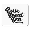 thumbnail image 1 of Sun Sand Sea Ink Hand Lettering Modern Brush Phrase Inspiration Mousepad Mouse Pad Mouse Mat 9x10 inch, 1 of 3