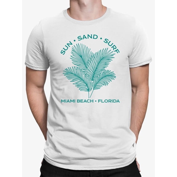 Sun Sand Surf Miami Beach Tee T-shirt Men's