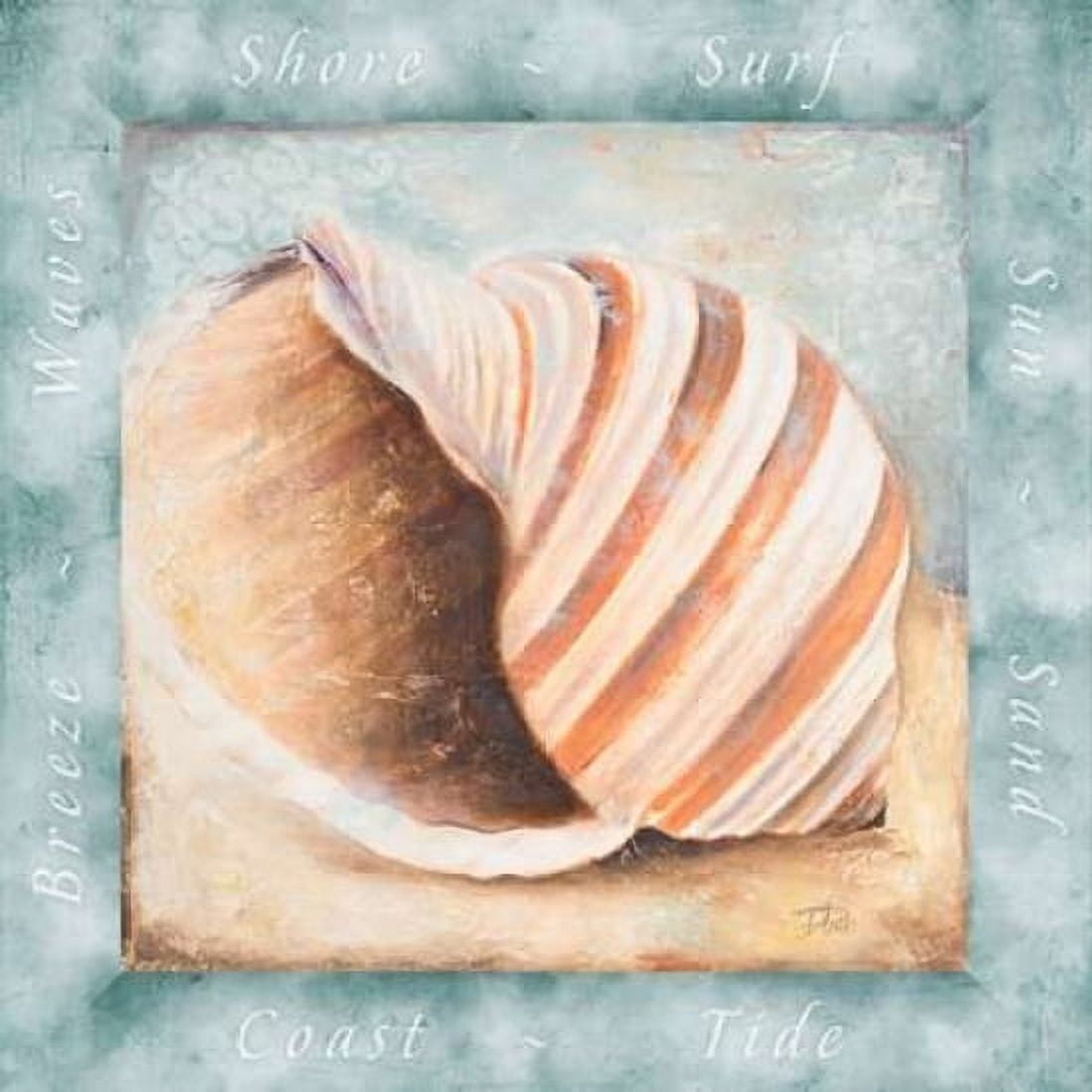 Sun Sand and Surf I Canvas Art - Patricia Pinto (24 x 24)