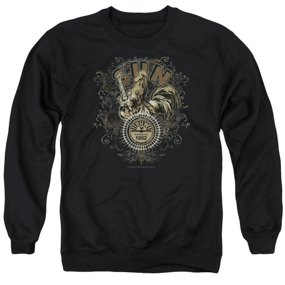 Sun - Scroll Around Rooster - Crewneck Sweatshirt - X-Large
