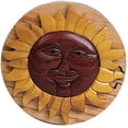 thumbnail image 1 of Sun - Handcrafted Wooden Puzzle Box with Secret Compartment, 1 of 3
