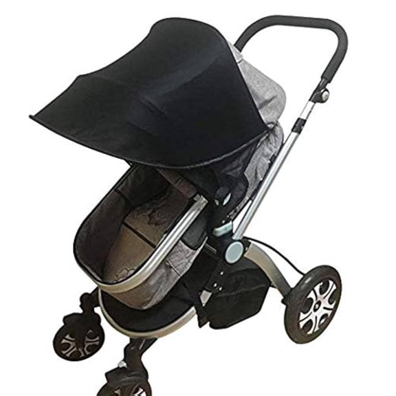Sun Shade for Baby Strollers and Car Seat, Sunshade Cover Awning UPF50+ Anti-UV Waterproof Windproof Umbrella Canopy Universal Bassinet Playpen Crib Visiblity Air Permeability Design
