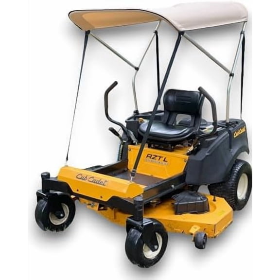 Sun Shade Canopy for Zero Turn Lawn - Fits Cub Cadet, John Deere, Kubota, Troy-Bilt & Other Brands - Reduce Heat and Glare with this Umbrella Canopy for your Zero Turn , Patent Pending