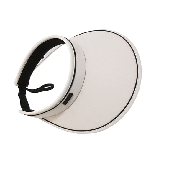 Sun Shade Cap Adjustable Open-Top Hat with Wide Brim, Plain Polyester Headwear for Painting and Daily Outdoor Wear