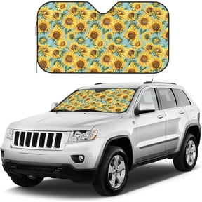 Sun Shade for Car Truck , High-Quality Foil Bubble Car Sunshade, Heat and UV Protection for Car Interior, , 1 with 4 (51x27.5in & 55x30in) picture 398