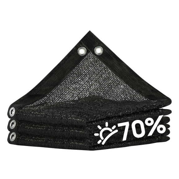 Sun Shade Cloth Black 3' x 8' Custom Size UV Resistant Garden Plant Cover