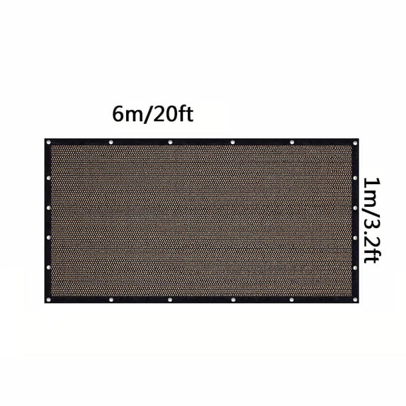Sun Shade Cloth Fabric | 90% UV Block Pergola Cover for Patio, Garden & Backyard | 200 GSM Polyethylene Shade Sail with Grommets for Easy Installation