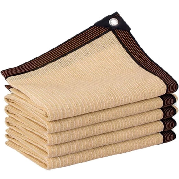 Sun Shade Cloth - Garden Shade Mesh Netting Cover with Grommets for Outdoor Pergola Patio Deck Plants Greenhouse Chicken Coop Swimming Pool(4x4M)