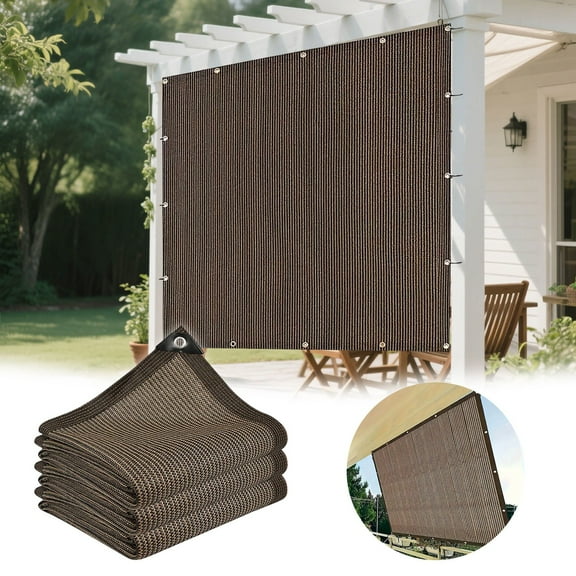 Sun Shade Cloth Outdoor Durable Mesh Cover for Garden Patio Pergola Backyard and Car Parking Windproof Tarp