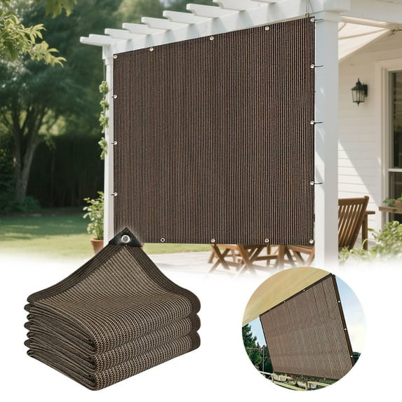 Sun Shade Cloth Outdoor Mesh Tarp for Garden Patio Pergola Backyard Car Parking Durable Windproof Cover