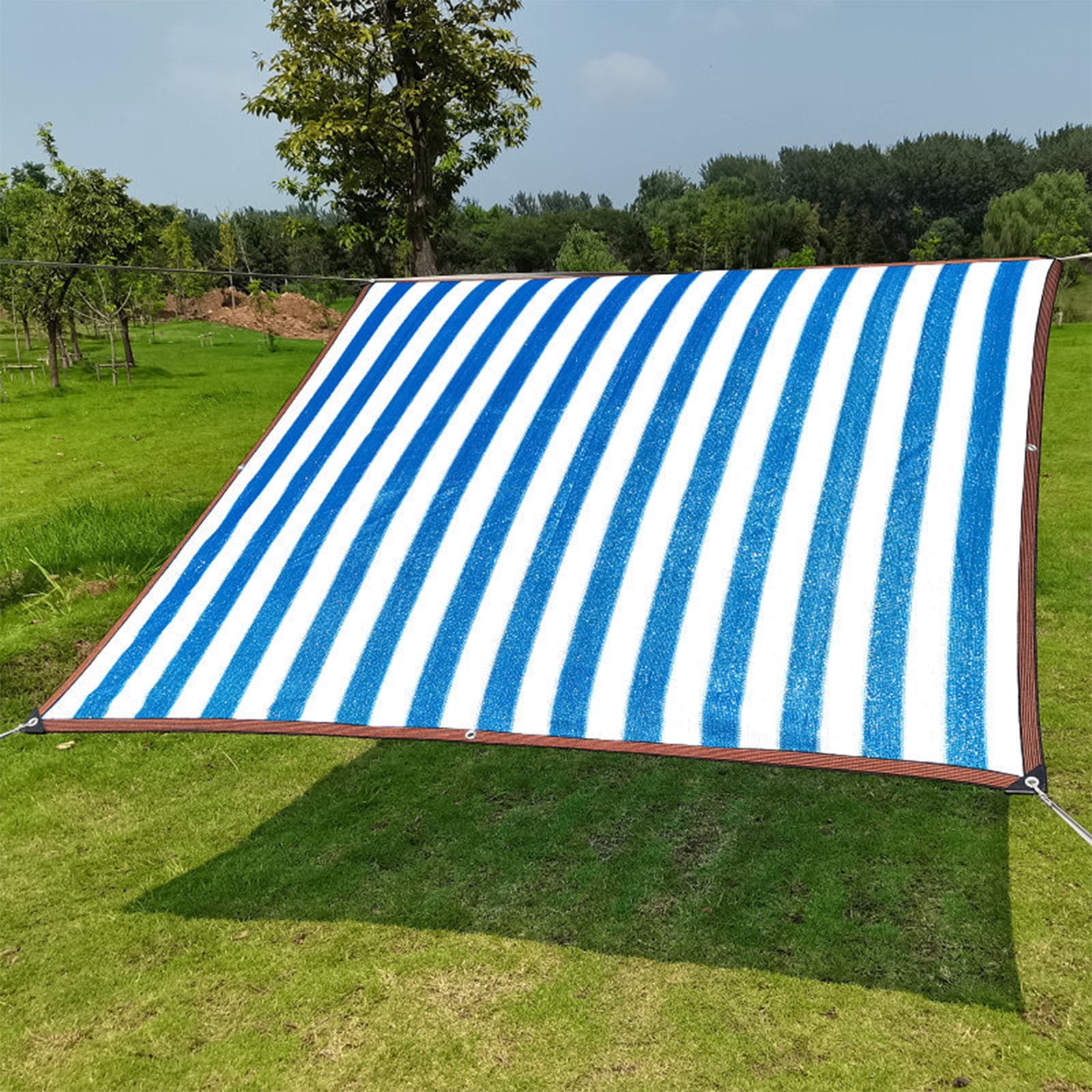 Sun Shade Cloth for Patio Pergola Outdoor Sunshade with Reinforced Grommets - 78x78 118x118 157x157 Inch - Polyethylene Heat Blocking UV Protection Cover for Backyard Garden Deck Camping