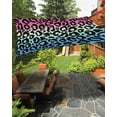 thumbnail image 1 of Sun Shade Sail 12x16Ft Animal Gradient Leopard Print Uv Block Sunshade Canopy Outdoor Shade Cover Rectangle Shade Cloth For Patio Garden Yard Deck Pergola, 1 of 6