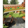 thumbnail image 1 of Sun Shade Sail 12x16Ft Cinco de Mayo Mexico Ethnic Style Triangle Rectangle Round Uv Block Sunshade Canopy Outdoor Shade Cover Rectangle Shade Cloth For Patio Garden Yard Deck Pergola, 1 of 6
