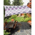 thumbnail image 1 of Sun Shade Sail 14x18Ft Luxury Boho Purple Flowers Gradient Pattern Uv Block Sunshade Canopy Outdoor Shade Cover Rectangle Shade Cloth For Patio Garden Yard Deck Pergola, 1 of 6