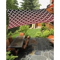 thumbnail image 1 of Sun Shade Sail 14x18Ft Red Black Gradient Retro Morocco Pattern Uv Block Sunshade Canopy Outdoor Shade Cover Rectangle Shade Cloth For Patio Garden Yard Deck Pergola, 1 of 6