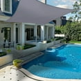 thumbnail image 1 of Sun Shade Sail 6.5'x6.5' Square UV Protection Outdoor Waterproof Shade Cover Permeable Shade Cloth for Patio Garden, Backyard, Deck, Car Port, Playground, 1 of 10