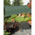 thumbnail image 1 of Sun Shade Sail 6.5x10Ft Bohemian Geometric Pattern Rhombus Olive Green Uv Block Sunshade Canopy Outdoor Shade Cover Rectangle Shade Cloth For Patio Garden Yard Deck Pergola, 1 of 6