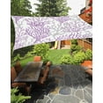 thumbnail image 1 of Sun Shade Sail 6.5x10Ft Summer Gradient Pink Purple Ocean Coral Sea Uv Block Sunshade Canopy Outdoor Shade Cover Rectangle Shade Cloth For Patio Garden Yard Deck Pergola, 1 of 6