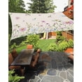 thumbnail image 1 of Sun Shade Sail 8'x10' Wildflowers Rectangle Sun Shade Sails Canopy Waterproof Floral Herbs Fields Linen Outdoor Sunshades Sand UV Block Cover Shades Cloth for Patio Backyard Garden Deck Porch Lawn, 1 of 9