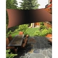 thumbnail image 1 of Sun Shade Sail 8x10Ft Ombre Abstract Gradient Burnt Orange and Black Uv Block Sunshade Canopy Outdoor Shade Cover Rectangle Shade Cloth For Patio Garden Yard Deck Pergola, 1 of 6