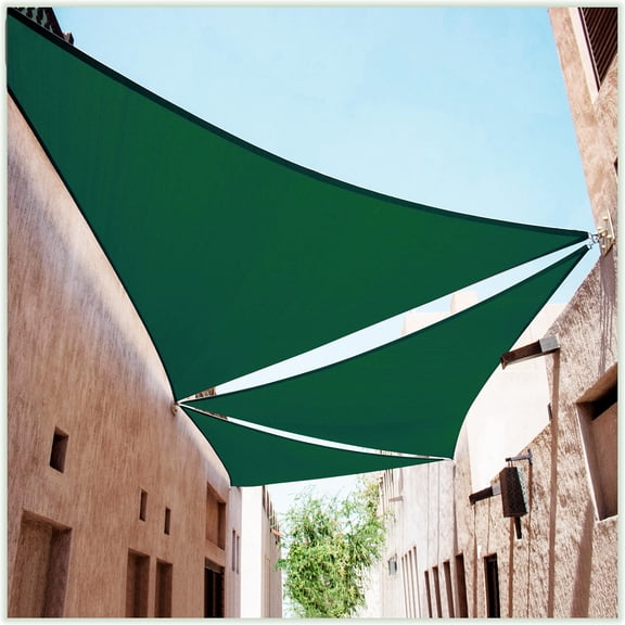 Sun Shade Sail Green 11' x 16' x 19.4' Custom Size UV Block Use Case