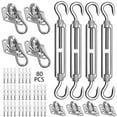 Sun Shade Sail Hardware MMF7 Kit 304 Stainless Steel Canopy