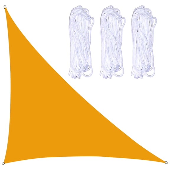 Sun Shade Sail for Patio & Garden | 4x4x5.7m UV Blocking Canopy | 98% UV Protection UPF40+ | Waterproof with PU Coating | Includes 3 Wind Ropes & D-Rings | Outdoor Shade for Yard, Deck, Camping