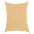 thumbnail image 1 of Sun Shade Sail Rectangle 10x13ft - UV Protection, Water-Resistant - Desert Sand, 1 of 8