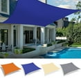 thumbnail image 1 of Sun Shade Sail Rectangle 6.5/10/12/13/16FT Waterproof Outdoor Garden Patio Party Sunscreen Awning Canopy 98% UV Block With Free Rope, 1 of 7