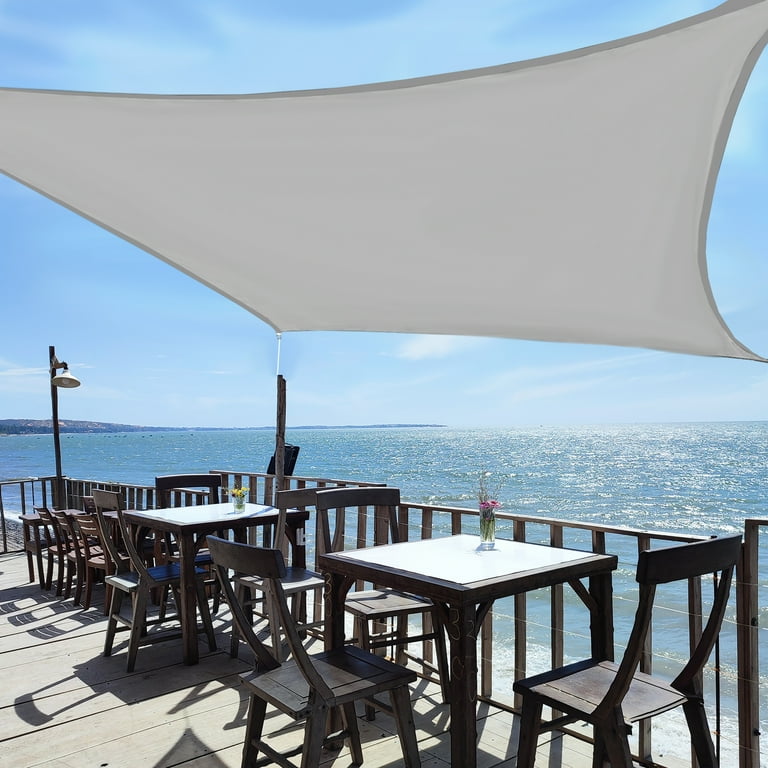 Y2Konexi 6.6'x6.6' Waterproof Sun Shade Sail, 95% UV Block