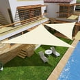 thumbnail image 1 of Sun Shade Sail Triangle Waterproof 6.5/10/12/16FT Outdoor Garden Patio Party Sunscreen Awing Triangle Canopy 98% UV Block with Free Rope, 1 of 6