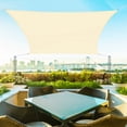 thumbnail image 1 of Sun Shade Sail, Y2Konexi 6.6'x6.6' Square Terylene Waterproof Sunshade, 95% UV Block Canopy 260GSM for Outdoor Patio Lawn Garden Backyard - Beige, 1 of 11