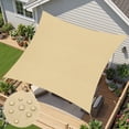 thumbnail image 1 of Sun Shade Sail for Patio, Yamaziot 10'x10' Canopy, Waterproof UV Block Cover Sunshade for Outdoor Backyard Lawn Garden Pool, Beige Sand, 1 of 7