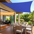 thumbnail image 1 of Sun Shade Sail for Patio, Yamaziot 6.6'x10' Rectangle Canopy, Waterproof UV Block Cover Sunshade for Outdoor Backyard Lawn Garden Pool, Blue, 1 of 7