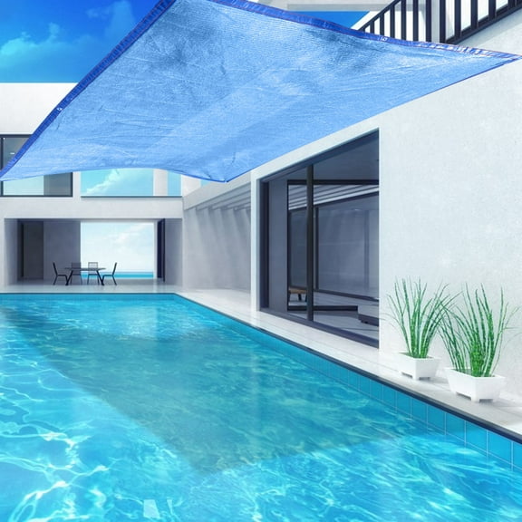 Sun Shade Sails - 95% Sun Protection Rectangle Canopys - HDPE Outdoor Sunshade with Stainless Steel Grommets for Patio, Pool & Garden Cover