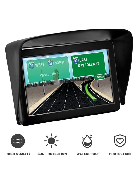 Sun Shade Shield Glare Visor For 7 inch Car Vehicle GPS Navigator Monitor