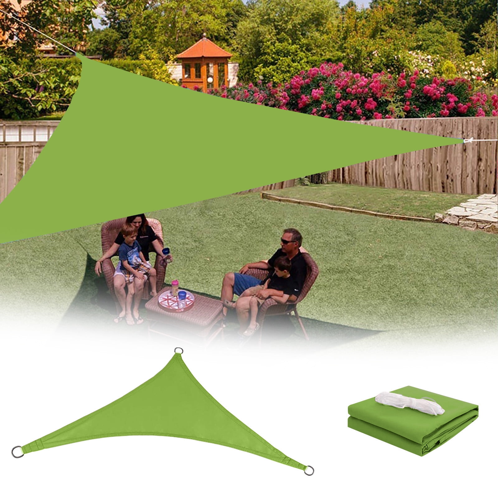 Sun Shade Triangle Sun Shade 95 Block Canopy For Patio Backyard Garden