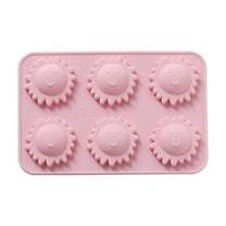 Sun Shape Mold Silicone Candy Chocolate Maker Kit with Even Grid Pattern for DIY Homemade Baking Icing Decorating Cakes Cookies Cupcakes Pastry Dessert Crafts