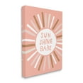 thumbnail image 1 of Stupell Industries Sun Shine Babe Phrase Pastel Sun Rays,30 x 40,Designed by Jess Bruggink, 1 of 6