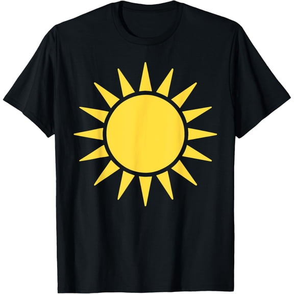 Sun Shirt Adult Kids Men Women Sun Costume T-Shirt