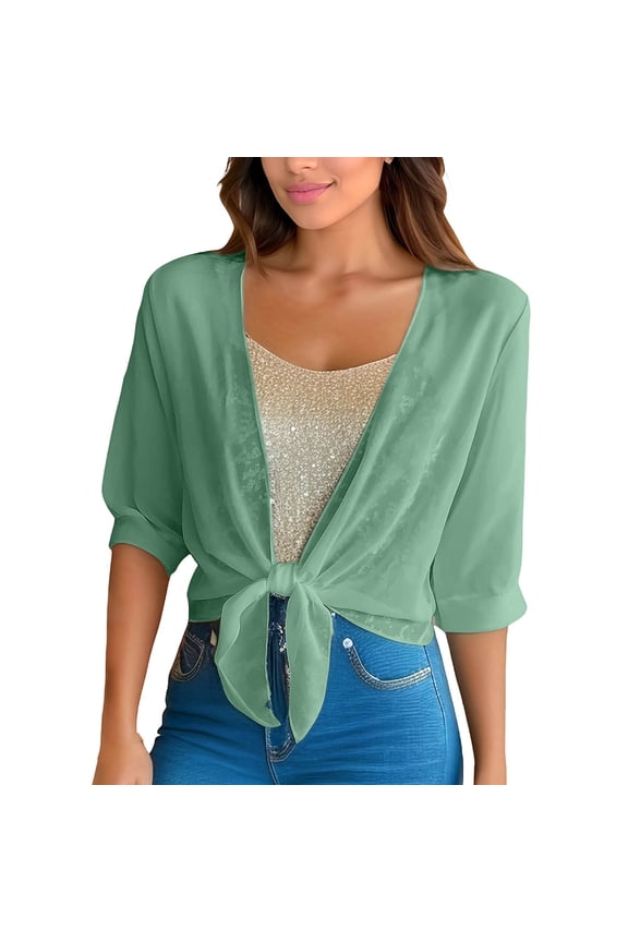 Sun Shirt Women V-Neck Wrap Front Shirts UPF 50+ Short Sleeve Sun Protection Quick Drying Beach Polos Collared Shirt Green XXXL