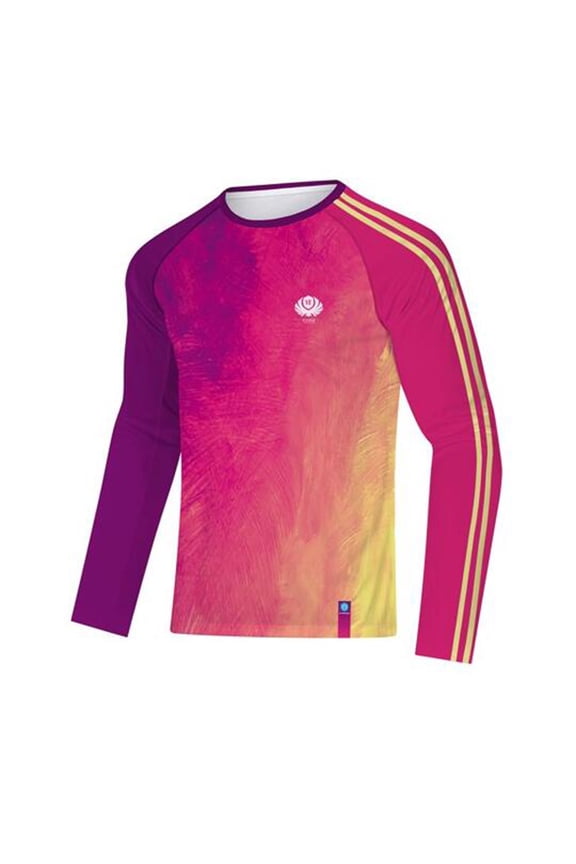 Sun Shirts for Men UPF50+ Rash Guard Sun Protection Quick Dry for Hiking Fishing Purple XXL