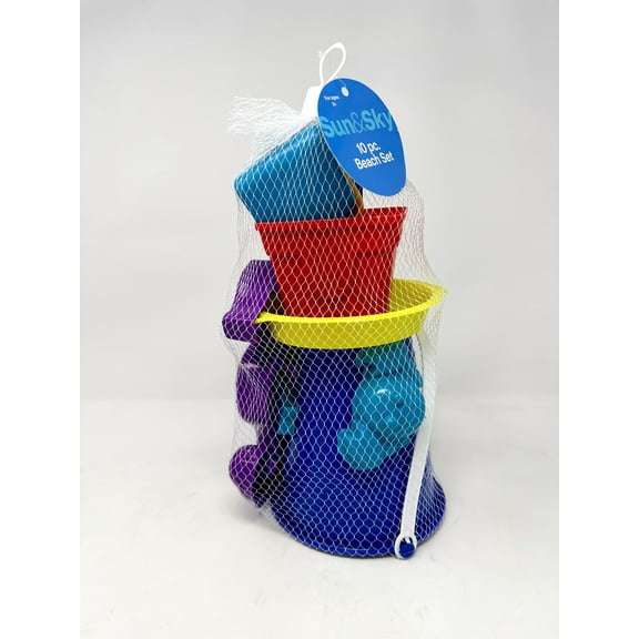 Sun & Sky 10 pc. Beach Set Toys
