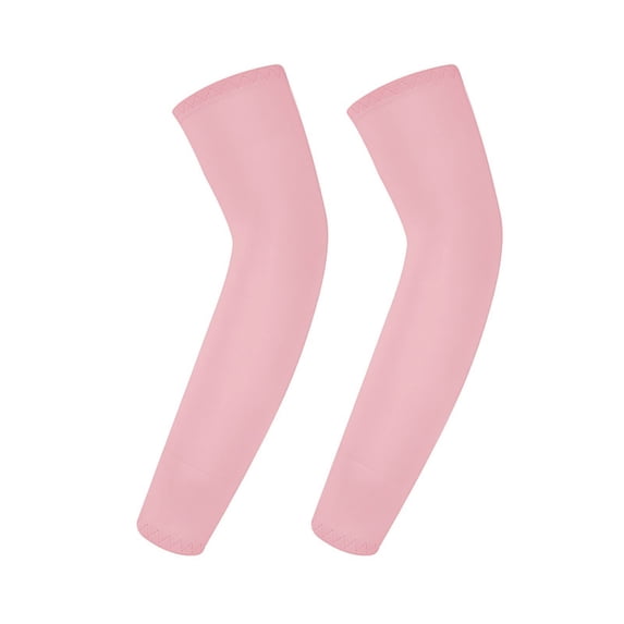 Sun Sleeves UV Arm Protection for Men & Women Lightweight Cooling Sleeves Pink M