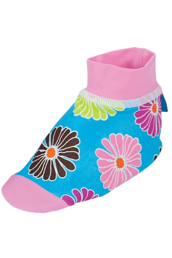 Sand and Water Socks - Floral Design - Baby and Toddler Girls Aqua Socks